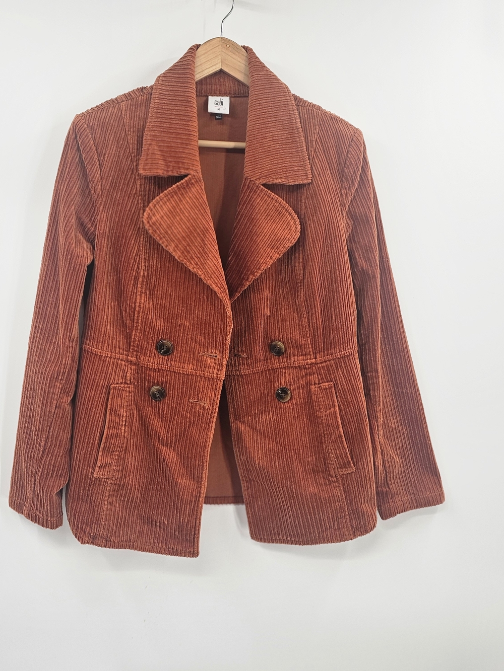 Vintage Orange Corduroy Jacket Cabi Size Medium